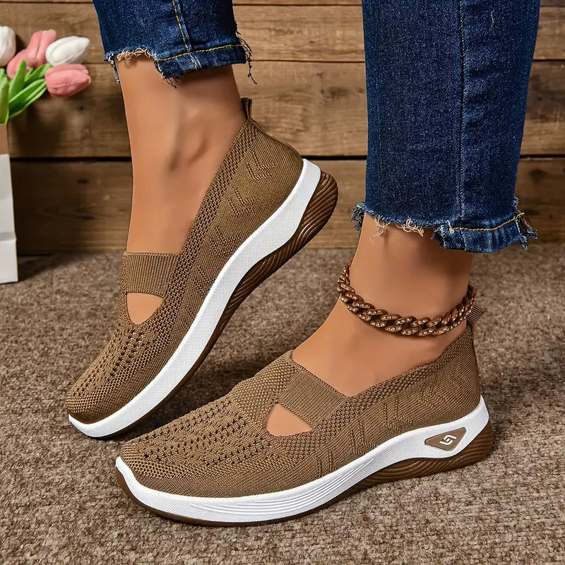 Women's Casual Breathable Slip On Orthopaedic Walking Sneakers