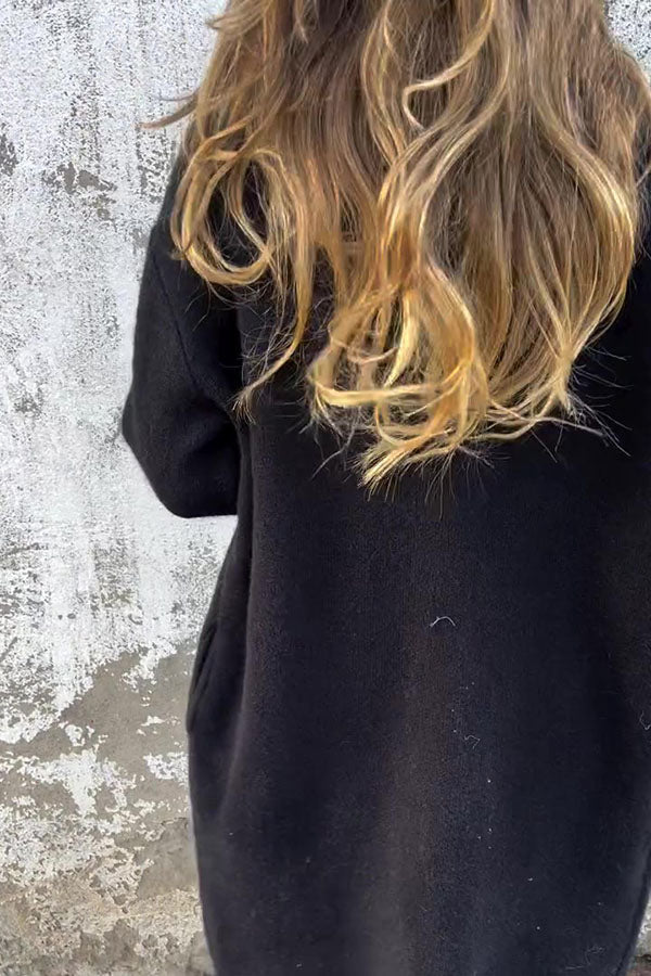 CLEARANCE SALE🔥Solid Color Lapel Long Sleeve Loose Casual Jacket- 48% OFF